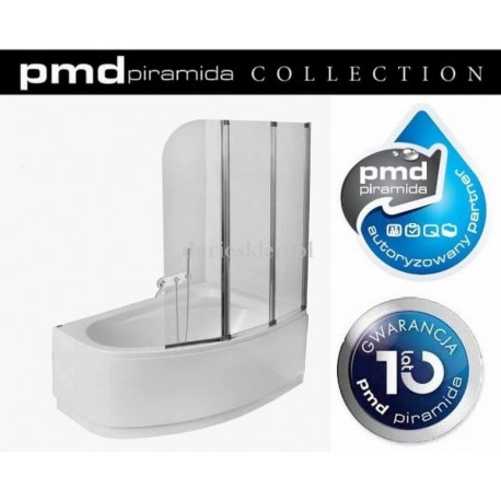 PMD Piramida - Parawan nawannowy 3-elementowy 120x140 AMBITION PA-3S