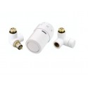 Danfoss zestaw z głowicą termostatyczną RAX prawy biały 013G4007