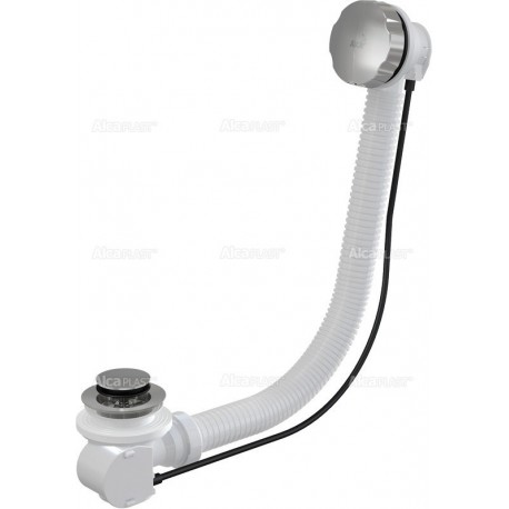 Alcaplast Syfon wannowy z korkiem automat metal A56K