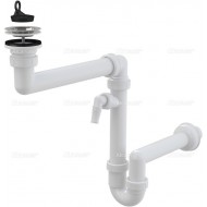 Alcaplast Małogabarytowy syfon zlewowy z podłączeniem A870PØ40