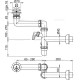 Alcaplast Małogabarytowy syfon zlewowy z podłączeniem A870PØ40