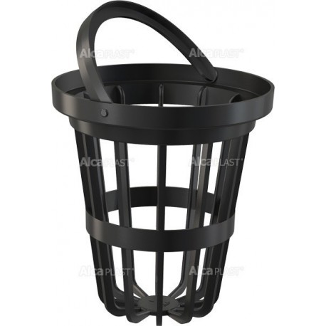 Alcaplast Kosz komplet – czarny AGV940