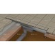 Alcaplast Floor Low – Odpływ podłogowy z obramowaniem do rusztu wypełnianego płytkami,odpływ pionowy APZ1107-FLOOR-950