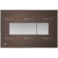 Alcaplast Przycisk sterujący do systemów podtynkowych z płytką wkładaną (Płytka: brązowa) M1373