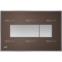 Alcaplast Przycisk sterujący do systemów podtynkowych z płytką wkładaną (Płytka: brązowa) M1373