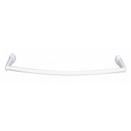 Wieszak rurkowy łukowy 500 biały TGWBI002