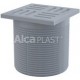 Alcaplast Gardziel wpustu, kratka 105 × 105 szara APV0100