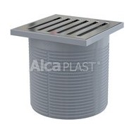 Alcaplast Gardziel wpustu, kratka 105 × 105 ze stali nierdzewnej APV0700