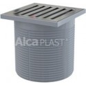 Alcaplast Gardziel wpustu, kratka 105 × 105 ze stali nierdzewnej APV0700