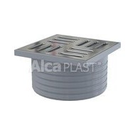 Alcaplast Gardziel wpustu, kratka 105 × 105 nierdzewna do APV26, APV26C APV0900
