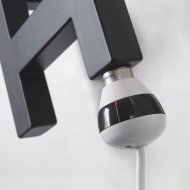 Terma Technologie Grzałka REG 3 1000 W czarna kabel spiralny z wtyczką WER3G10B905U