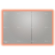 Alcaplast Przycisk sterujący do systemów podtynkowych z podświetleniem, metal-mat (Biały) AIR LIGHT-AEZ110