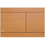 Przycisk sterujący do systemów podtynkowych Alcaplast Flat Wood Fun-Beech
