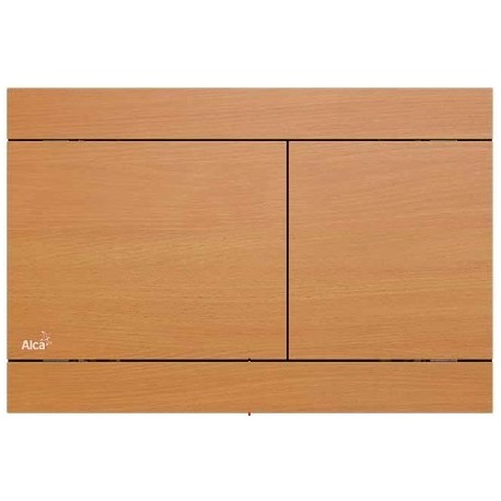 Przycisk sterujący do systemów podtynkowych Alcaplast Flat Wood Fun-Beech