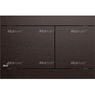 Przycisk sterujący do systemów podtynkowych Alcaplast Flat Wood Fun-Wenge