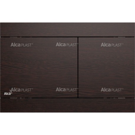 Przycisk sterujący do systemów podtynkowych Alcaplast Flat Wood Fun-Wenge