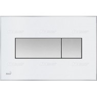 Alcaplast Przycisk sterujący do systemów podtynkowych z płytką wkładaną (Płytka: biała) M1370