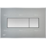 Alcaplast Przycisk sterujący do systemów podtynkowych z płytką wkładaną (Płytka: nierdzewna-mat) M1371