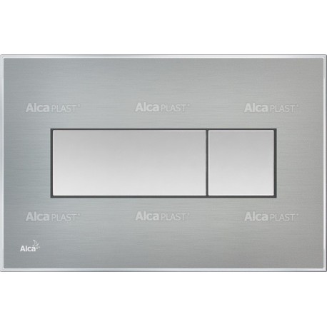 Alcaplast Przycisk sterujący do systemów podtynkowych z płytką wkładaną (Płytka: nierdzewna-mat) M1371