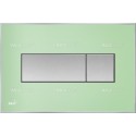 Alcaplast Przycisk sterujący do systemów podtynkowych z płytką wkładaną (Płytka: zielona) M1372