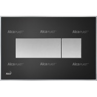 Alcaplast Przycisk sterujący do systemów podtynkowych z płytką wkładaną (Płytka: czarna połysk) M1374