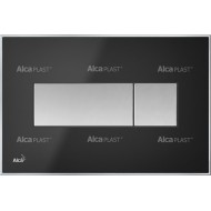 Alcaplast Przycisk sterujący do systemów podtynkowych z płytką wkładaną (Płytka: czarny mat) M1375