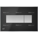 Alcaplast Przycisk sterujący do systemów podtynkowych z płytką wkładaną (Płytka: czarny mat) M1375