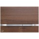 Przycisk sterujący do systemów podtynkowych Alcaplast Flat Wood Stripe-Teak