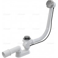 Alcaplast Syfon wannowy z korkiem automat chromowany (długośc 100 cm) A51CR 100