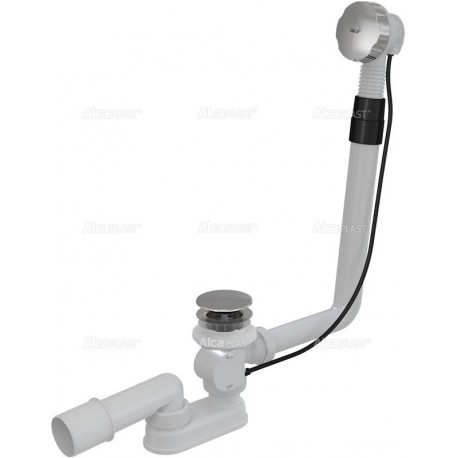 Alcaplast Syfon wannowy z korkiem automat metal (długośc 100 cm) A550KM 100