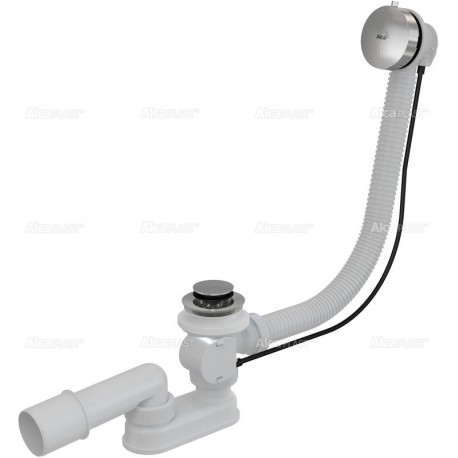 Alcaplast Syfon wannowy z korkiem automat metal (długośc 100 cm) A551K 100