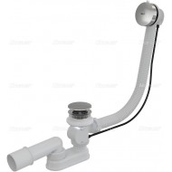 Alcaplast Syfon wannowy z korkiem automat metal A552K