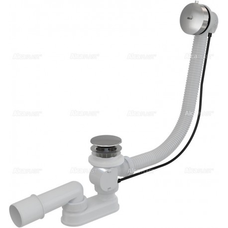 Alcaplast Syfon wannowy z korkiem automat metal A552K