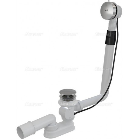 Alcaplast Syfon wannowy z korkiem automat metal A552KM