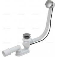 Alcaplast Syfon wannowy z korkiem automat metal (długośc 100 cm) A55KM 100