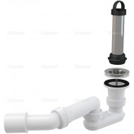 Alcaplast Syfon brodzikowy z częścia syfonową i kolankiem redukcyjnym A462 Ø50