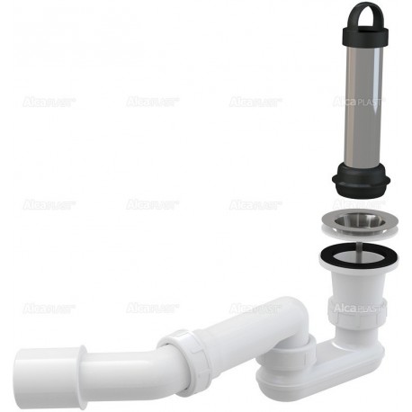 Alcaplast Syfon brodzikowy z częścia syfonową i kolankiem redukcyjnym A462 Ø50