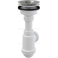 Alcaplast Syfon zlewozmywaka sitko nierdzewne Ø115 A446 Ø50/40