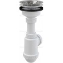 Alcaplast Syfon zlewozmywaka sitko nierdzewne Ø115 A446 Ø50/40