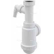 Alcaplast Półsyfon do zlewu z nakrętką 6/4" i podłączeniem A443P Ø50/40