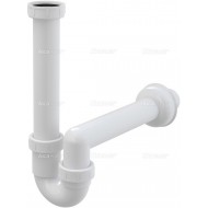 Alcaplast Pólsyfon zlewozmywaka rurowy z nakretką 6/4"  A80 Ø40