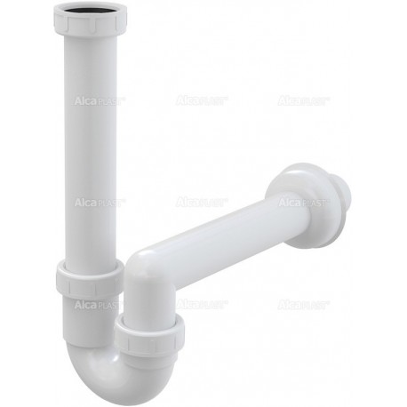 Alcaplast Pólsyfon zlewozmywaka rurowy z nakretką 6/4"  A80 Ø40