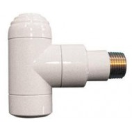 Zawór powrotny HERZ DE LUXE figura kątowa chrom 1372641