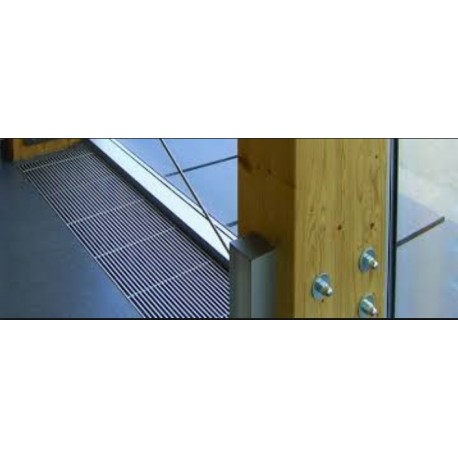 Grzejnik kanałowy Aquilo FMK 90x290x1000 bez wentylatora FMK291000901