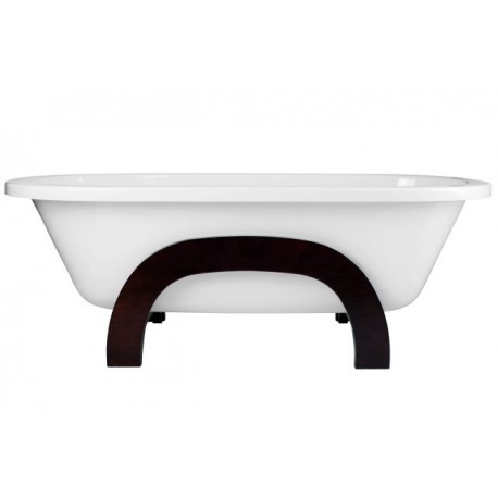 Wanna wolnostojąca Besco GRACJA 185x83 drewniany panel