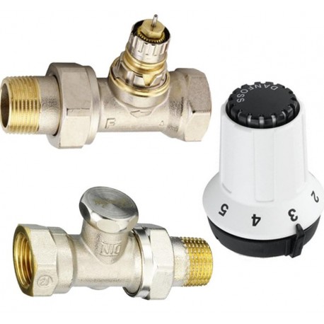 Danfoss Zestaw termostatyczny z głowicą Panda prosty DANFOSS 013G5164