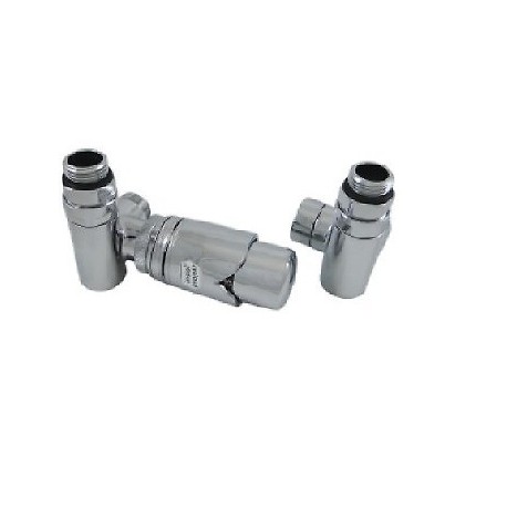 Instal projekt zestaw zaworowy z trójnikiem odcinającym Z8 prawy chrom 605100006