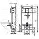 Alcaplast Rama montażowa do miski wiszącej WC z mocowaniem sensora (wysokość zabudowy 1,2 m) A114S/1200