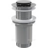 Alcaplast Spust umywalki click/clack 5/4" metalowy bez przelewu, mały korek, do umywalek szklanych i z tworzywa, A394