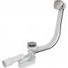 Alcaplast Syfon wannowy do wanien z hydromasażem, korek automatomatyczny, chrom (długość 100 cm), A566-112122-100